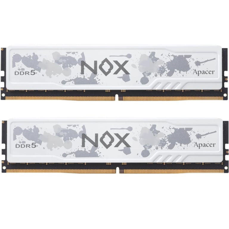 Модуль пам'яті для комп'ютера DDR5 32GB (2x16GB) 5600 MHz NOX White Apacer (AH5U32G56C522MWAA-2) - фото 1