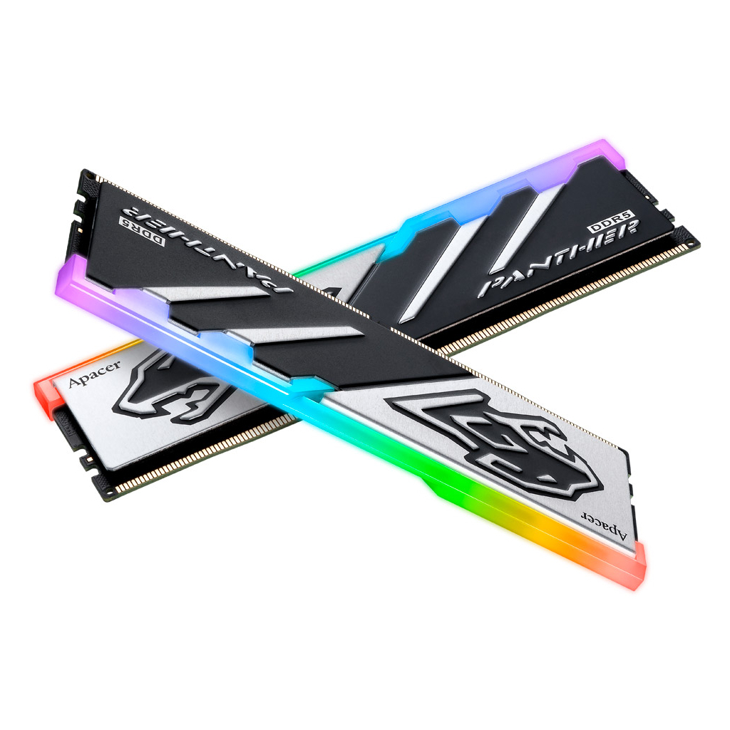 Модуль пам'яті для комп'ютера DDR5 32GB (2x16GB) 5600 MHz Panther RGB Apacer (AH5U32G56C5229BAA-2) - фото 3 Модуль пам'яті для комп'ютера DDR5 32GB (2x16GB) 5600 MHz Panther RGB Apacer (AH5U32G56C5229BAA-2) - фото 3