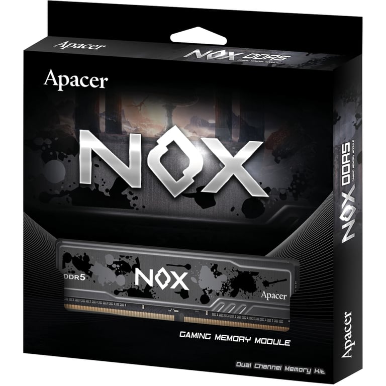Модуль пам'яті для комп'ютера DDR5 32GB (2x16GB) 6000 MHz NOX Apacer (AH5U32G60C622MBAA-2) - фото 4