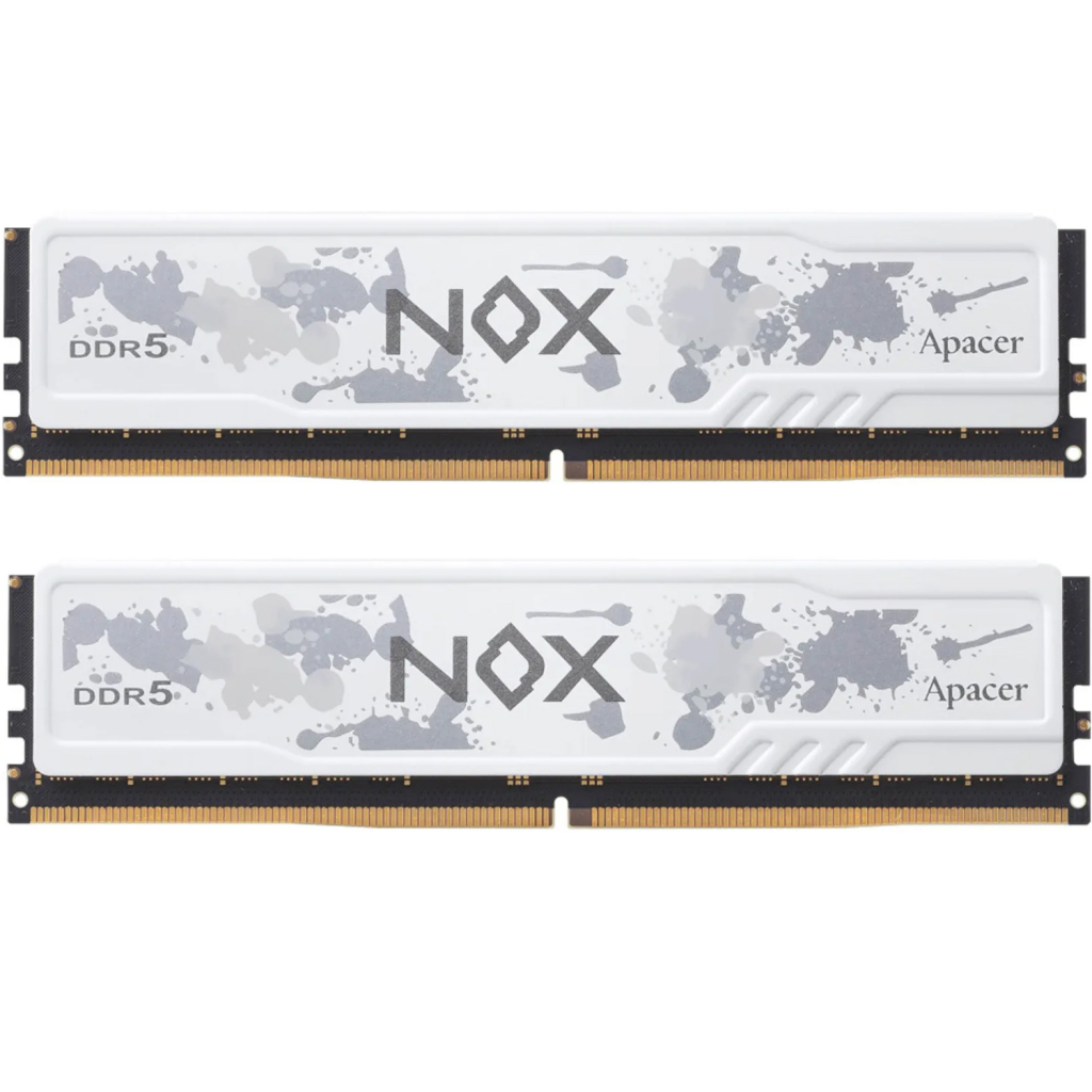 Модуль пам%27яті для комп%27ютера DDR5 32GB (2x16GB) 6000 MHz NOX White Apacer (AH5U32G60C622MWAA-2) Модуль пам%27яті для комп%27ютера DDR5 32GB (2x16GB) 6000 MHz NOX White Apacer (AH5U32G60C622MWAA-2)
