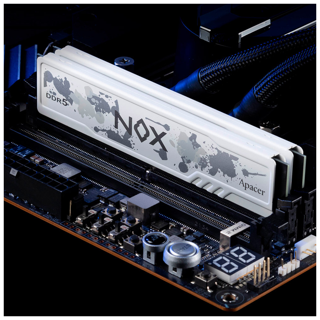 Модуль пам'яті для комп'ютера DDR5 32GB (2x16GB) 6000 MHz NOX White Apacer (AH5U32G60C622MWAA-2) - фото 2 Модуль пам'яті для комп'ютера DDR5 32GB (2x16GB) 6000 MHz NOX White Apacer (AH5U32G60C622MWAA-2) - фото 2