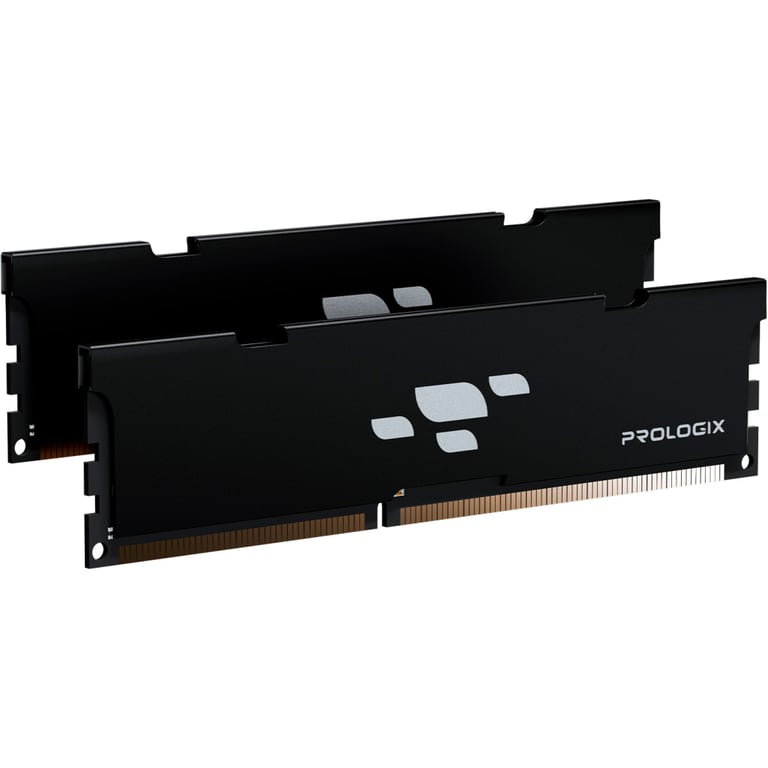 Модуль пам'яті для комп'ютера DDR5 32GB (2x16GB) 6000 MHz Black Prologix (PRO32GB6000B5K) - фото 2