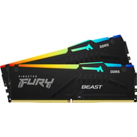 Модуль пам'яті для комп'ютера DDR5 32GB (2x16GB) 6000 MHz Beast RGB Kingston Fury (ex.HyperX) (KF560C36BBE2AK2-32) - фото 2