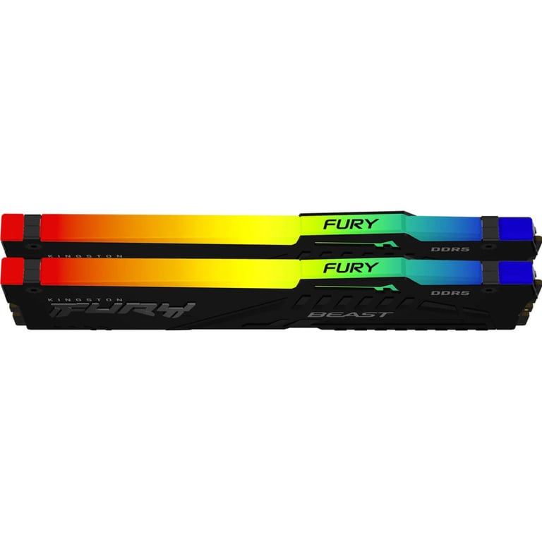 Модуль пам'яті для комп'ютера DDR5 32GB (2x16GB) 6000 MHz Beast RGB Kingston Fury (ex.HyperX) (KF560C36BBE2AK2-32) - фото 4
