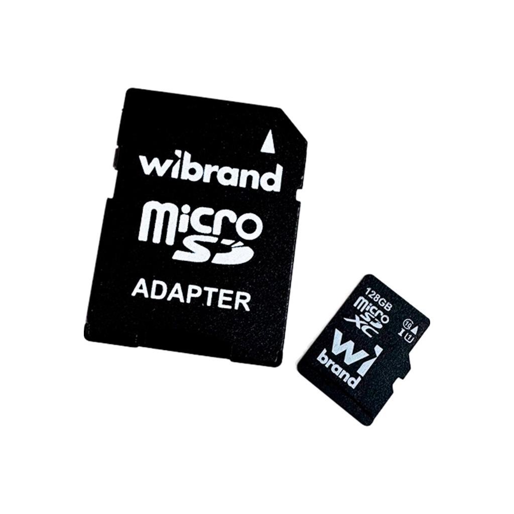 Карта пам'яті Wibrand 128GB microSD class 10 (WICDHU1/128GB-A) - фото 1 Карта пам'яті Wibrand 128GB microSD class 10 (WICDHU1/128GB-A) - фото 1