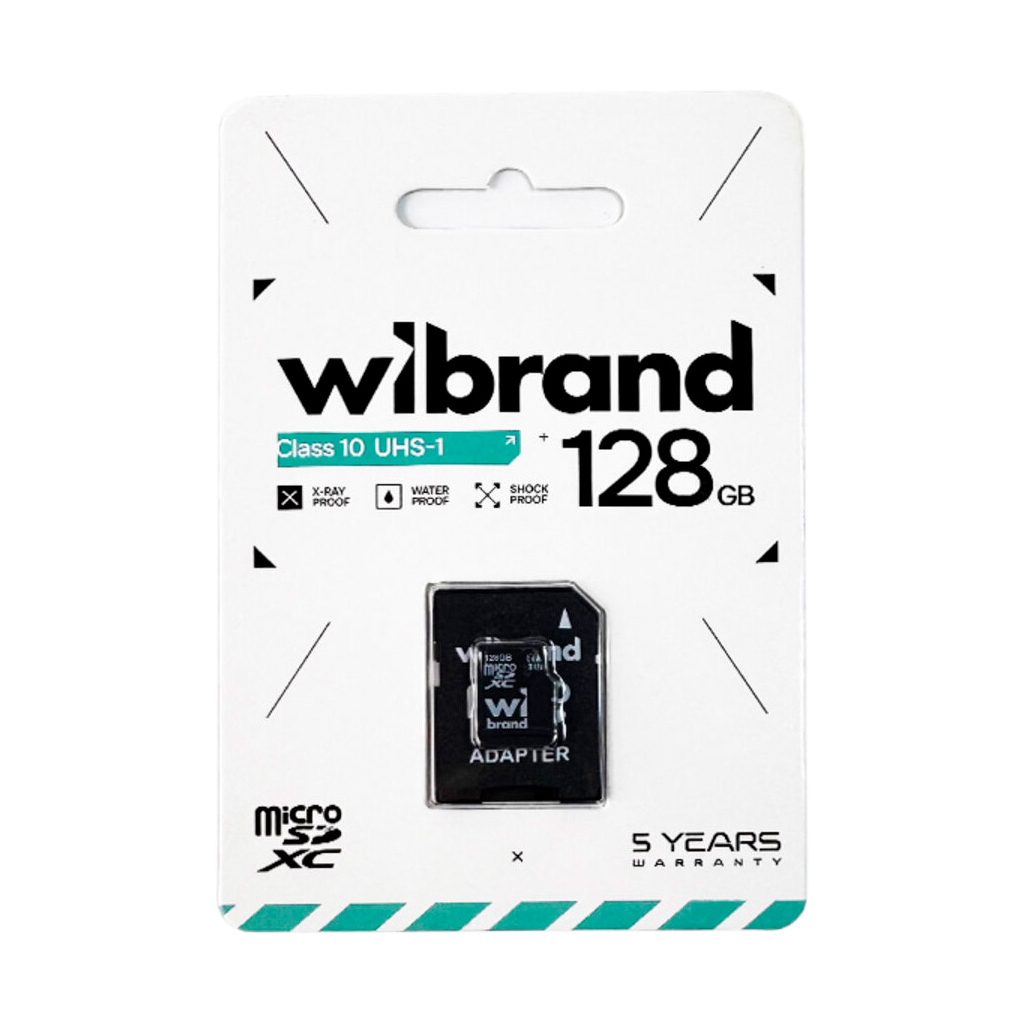 Карта пам'яті Wibrand 128GB microSD class 10 (WICDHU1/128GB-A) - фото 2 Карта пам'яті Wibrand 128GB microSD class 10 (WICDHU1/128GB-A) - фото 2