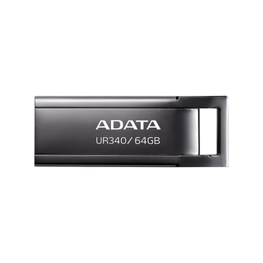 USB флеш накопичувач ADATA 64GB UR340 Black USB 3.2 (AROY-UR340-64GBK) - фото 1