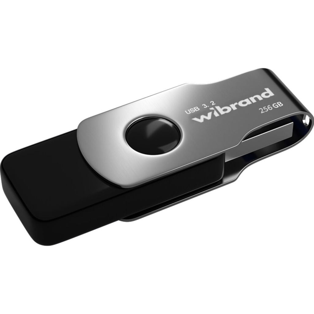 USB флеш накопичувач Wibrand 256GB Lizard Black USB 3.2 (WI3.2/LI256P9B) - фото 1