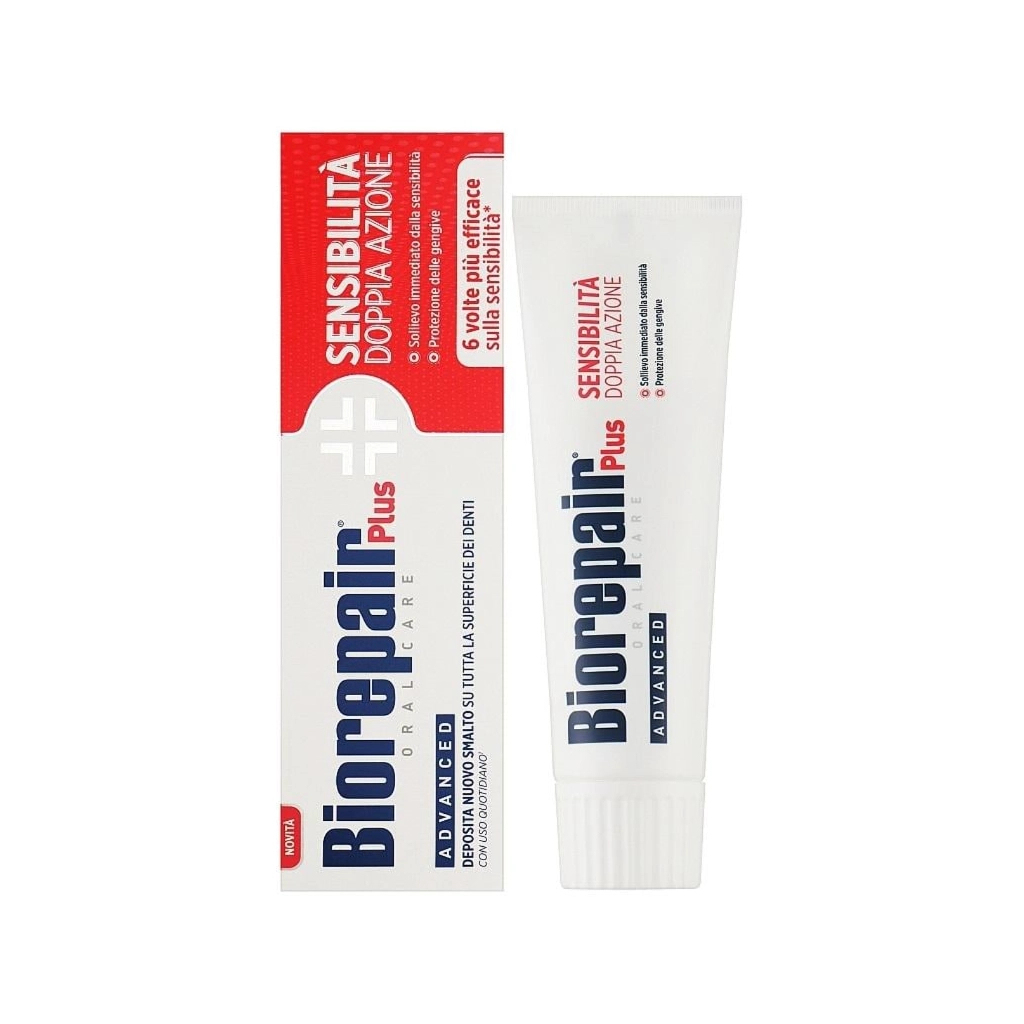 Зубна паста Biorepair Plus Екстра позбавлення чутливості 75 мл (8017331091166) - фото 1 Зубна паста Biorepair Plus Екстра позбавлення чутливості 75 мл (8017331091166) - фото 1