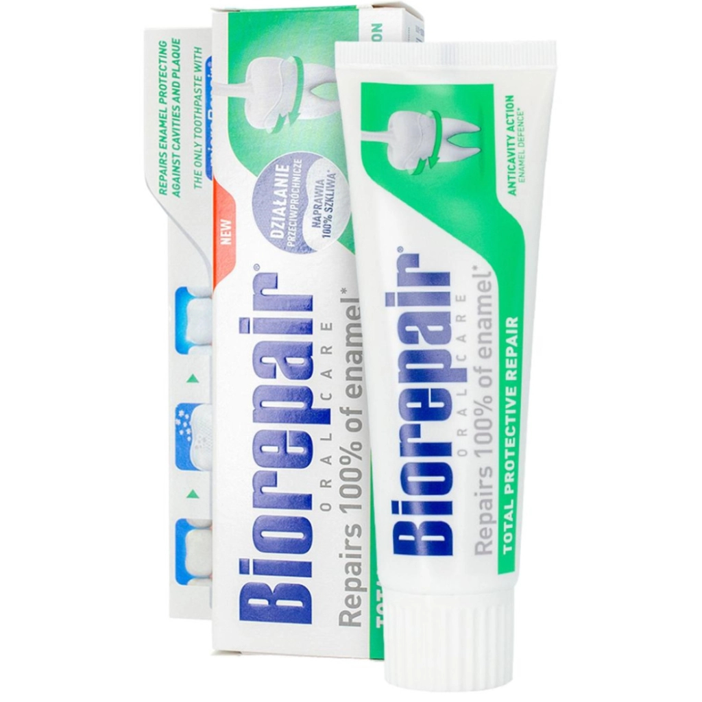 Зубна паста Biorepair Абсолютний захист і відновлення 75 мл (8017331048429) - фото 2 Зубна паста Biorepair Абсолютний захист і відновлення 75 мл (8017331048429) - фото 2