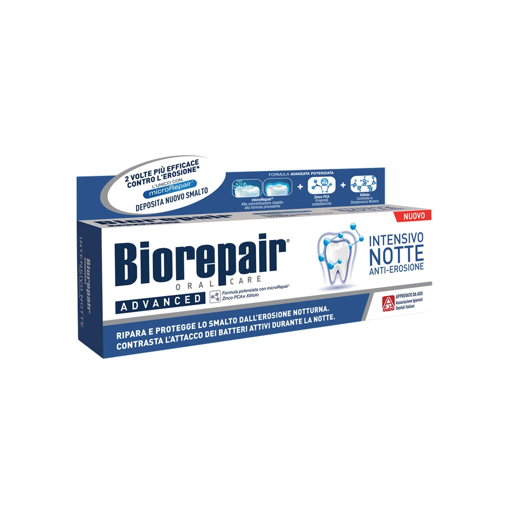 Зубна паста Biorepair Інтенсивне нічне відновлення 75 мл (8017331064092) - фото 1