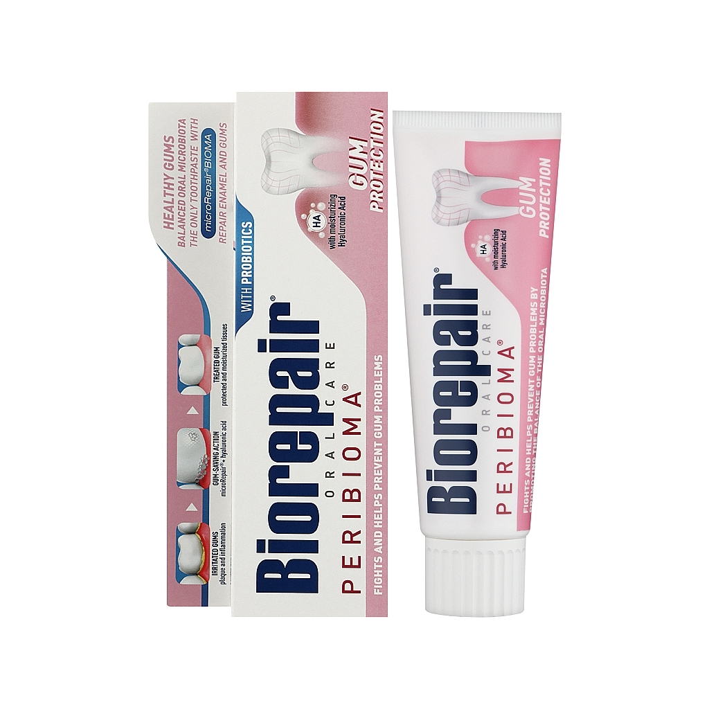 Зубна паста Biorepair Peribioma З пробіотиками 75 мл (8017331064115) - фото 2 Зубна паста Biorepair Peribioma З пробіотиками 75 мл (8017331064115) - фото 2