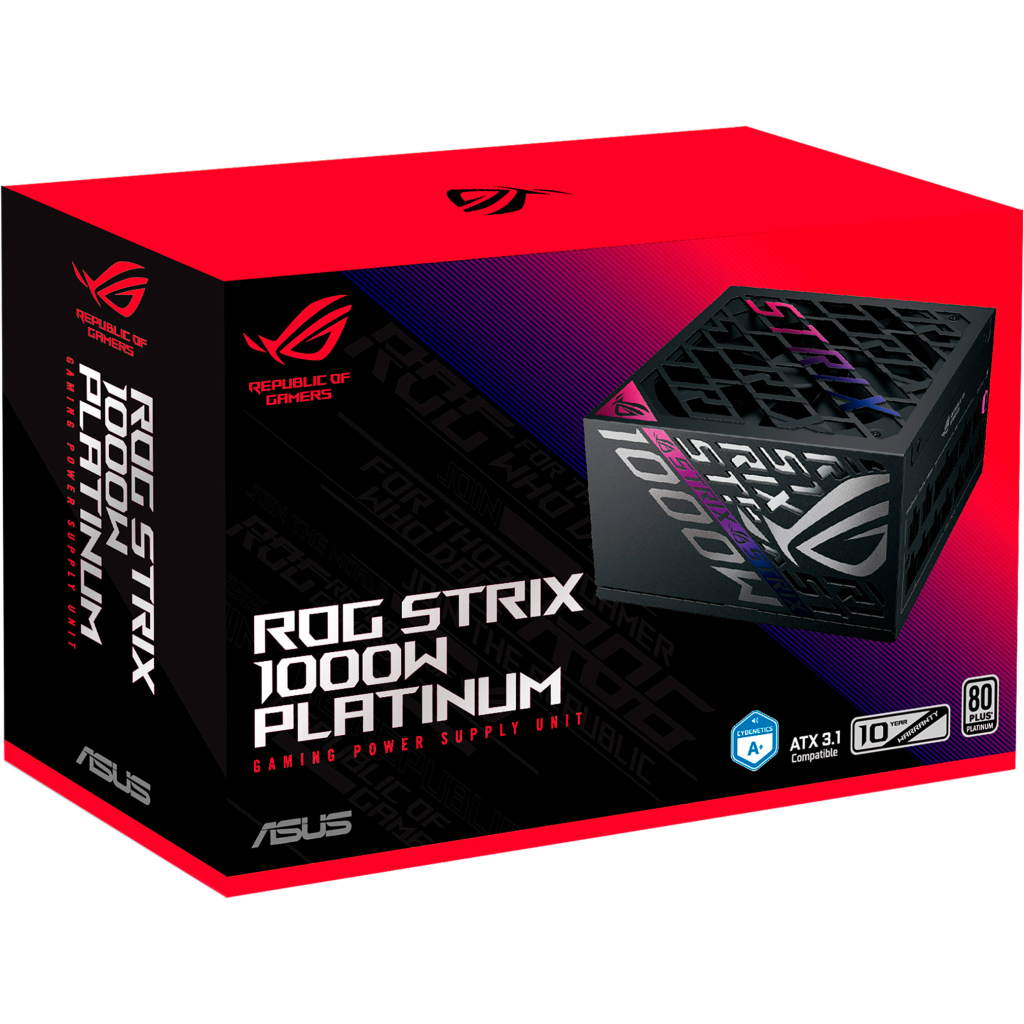 Блок живлення ASUS 1000 W ROG Strix 1000P Gaming (90YE00W1-B0NA00) - фото 4 Блок живлення ASUS 1000 W ROG Strix 1000P Gaming (90YE00W1-B0NA00) - фото 4
