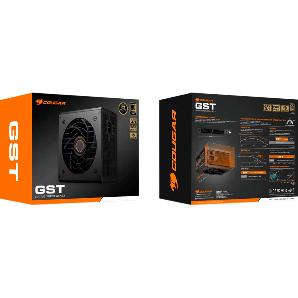 Блок живлення Cougar 850W (GST850) - фото 11 Блок живлення Cougar 850W (GST850) - фото 11