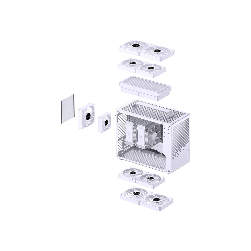 Корпус для ПК JONSBO Z20 White - фото 4 Корпус для ПК JONSBO Z20 White - фото 4