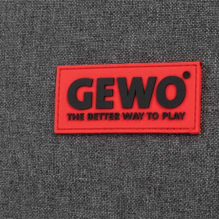 Чохол для ракетки Gewo Single Cover Spy Grey/Red (113498230) (931254) - фото 4