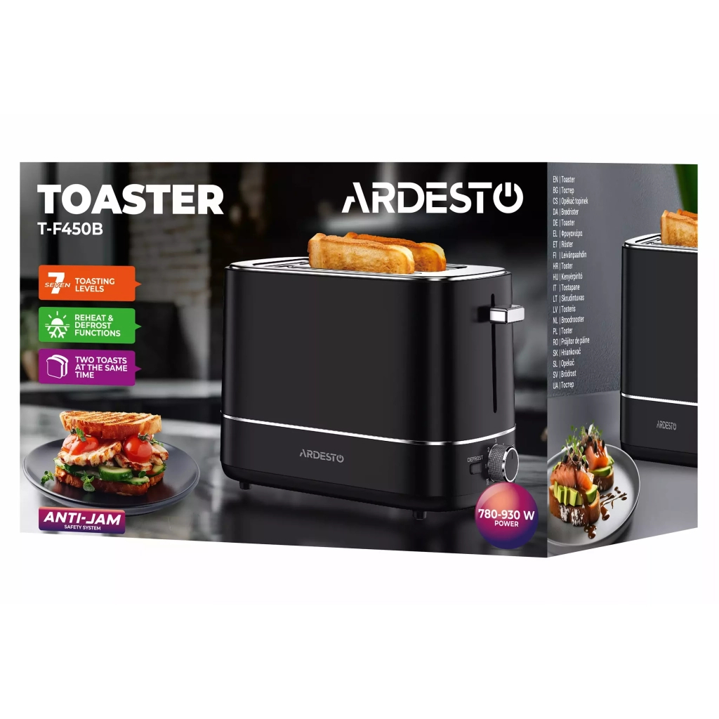 Тостер Ardesto T-F450B - фото 4 Тостер Ardesto T-F450B - фото 4