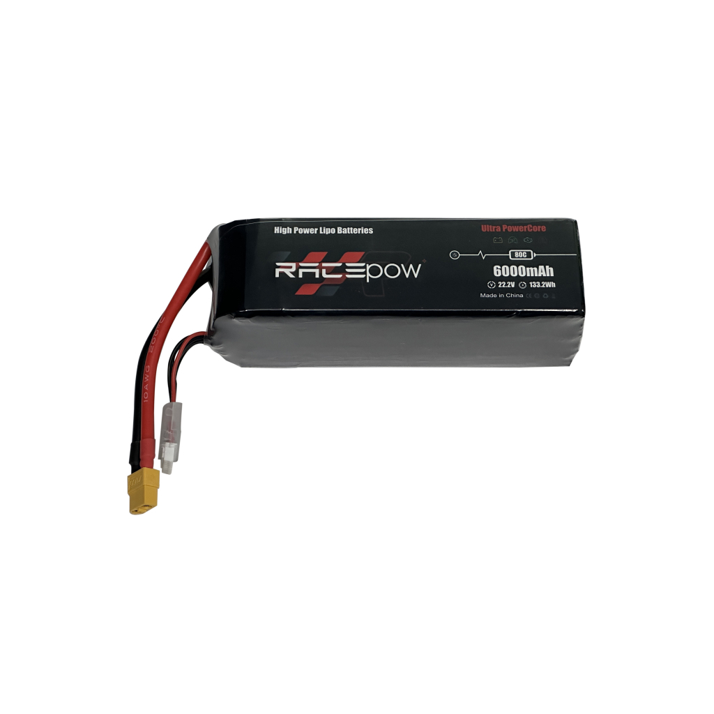 Акумулятор для дрона RacePow 6000mAh 6S 80C (6000mAh-6S-80C) - фото 1 Акумулятор для дрона RacePow 6000mAh 6S 80C (6000mAh-6S-80C) - фото 1
