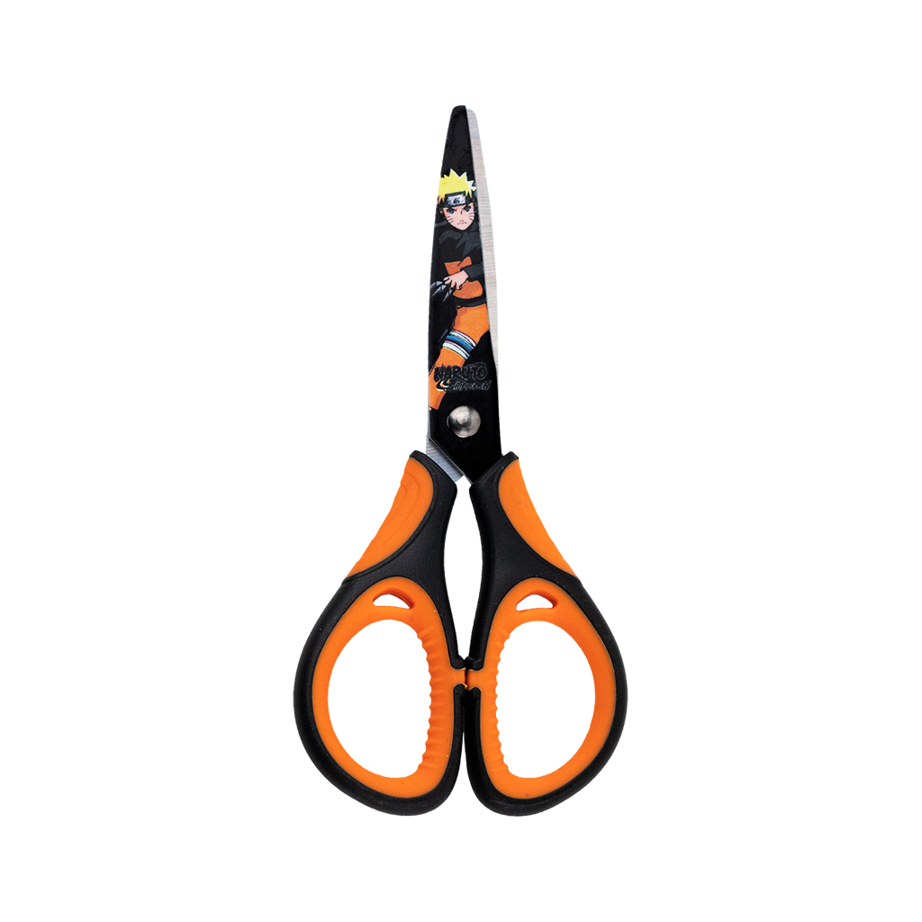 Ножиці Kite дитячі з гумовими вставками і малюнком на лезі Naruto 13 см (NR25-148) - фото 2 Ножиці Kite дитячі з гумовими вставками і малюнком на лезі Naruto 13 см (NR25-148) - фото 2