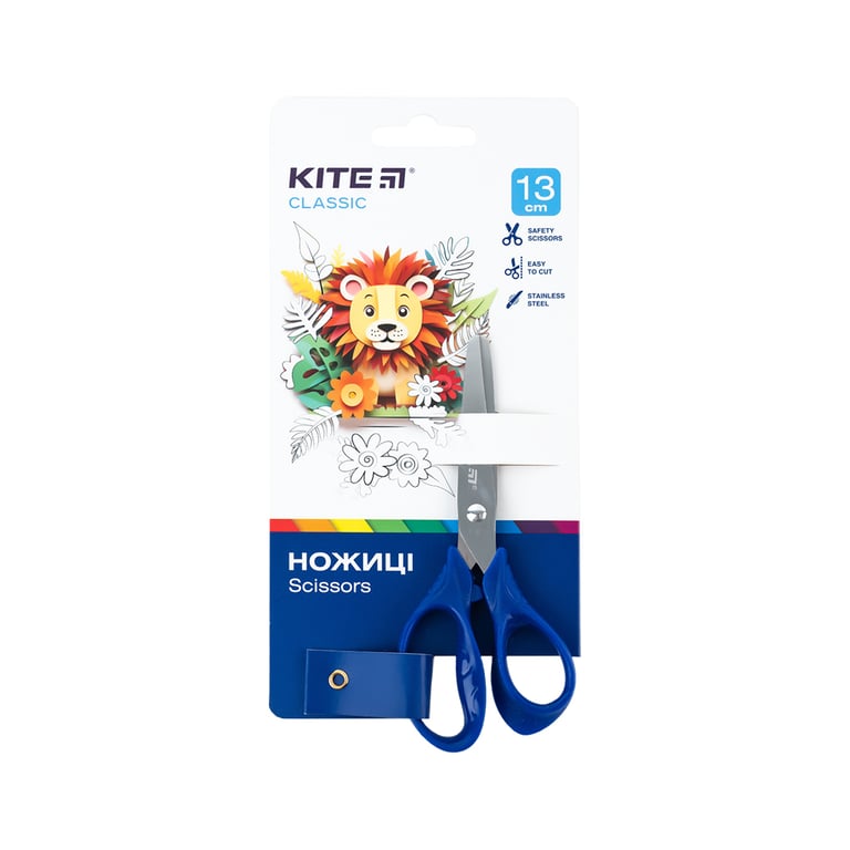 Ножиці Kite дитячі Classic синій 13 см (K-122-2) - фото 1