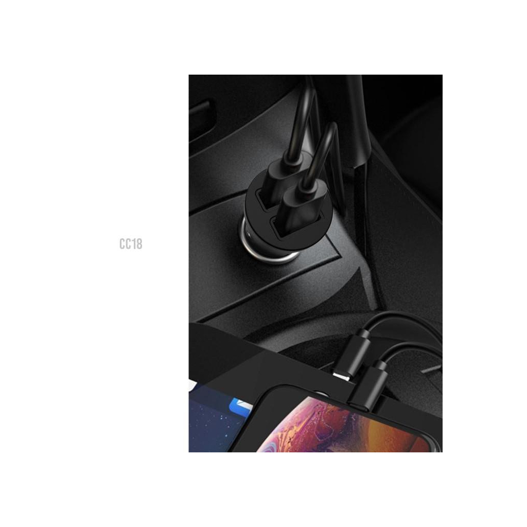 Зарядний пристрій XO CC18 2.1A/2 USB Black (XO-CC18-BK) - фото 2 Зарядний пристрій XO CC18 2.1A/2 USB Black (XO-CC18-BK) - фото 2