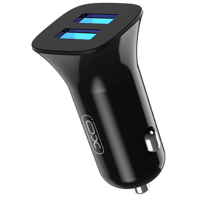Зарядний пристрій XO CC31 2.4A/2 USB Black (XO-СC31-BK) - фото 3