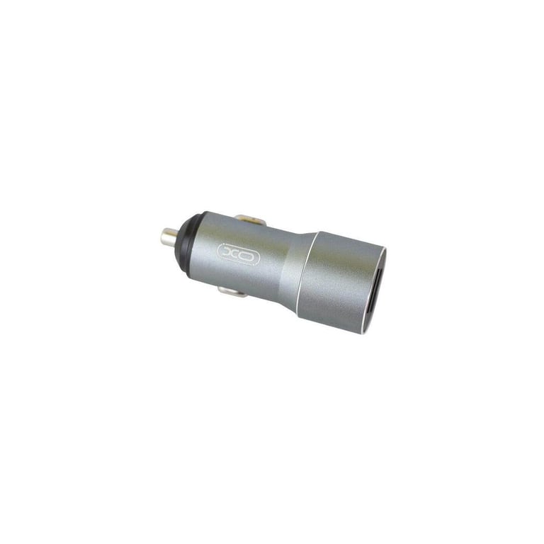 Зарядний пристрій XO TZ09 2.4A/2 USB + cable microUSB Grey (XO-TZ09M-GR) - фото 2