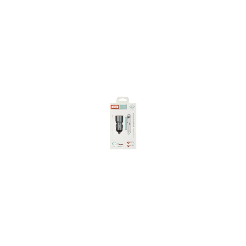 Зарядний пристрій XO TZ09 2.4A/2 USB + cable microUSB Grey (XO-TZ09M-GR) - фото 4 Зарядний пристрій XO TZ09 2.4A/2 USB + cable microUSB Grey (XO-TZ09M-GR) - фото 4