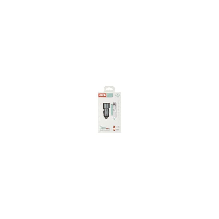 Зарядний пристрій XO TZ09 2.4A/2 USB + cable microUSB Grey (XO-TZ09M-GR) - фото 4
