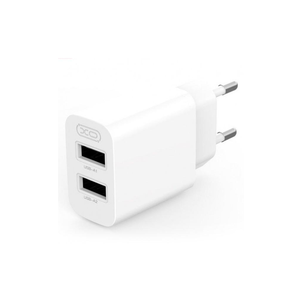 Зарядний пристрій XO L109 12W (2USB/2.4A) + USB - Lightning White (XO-L109-L) - фото 2 Зарядний пристрій XO L109 12W (2USB/2.4A) + USB - Lightning White (XO-L109-L) - фото 2