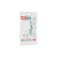 Зарядний пристрій XO L75 2USB/2.4A + Lightning White (XO-L75-L) - фото 3