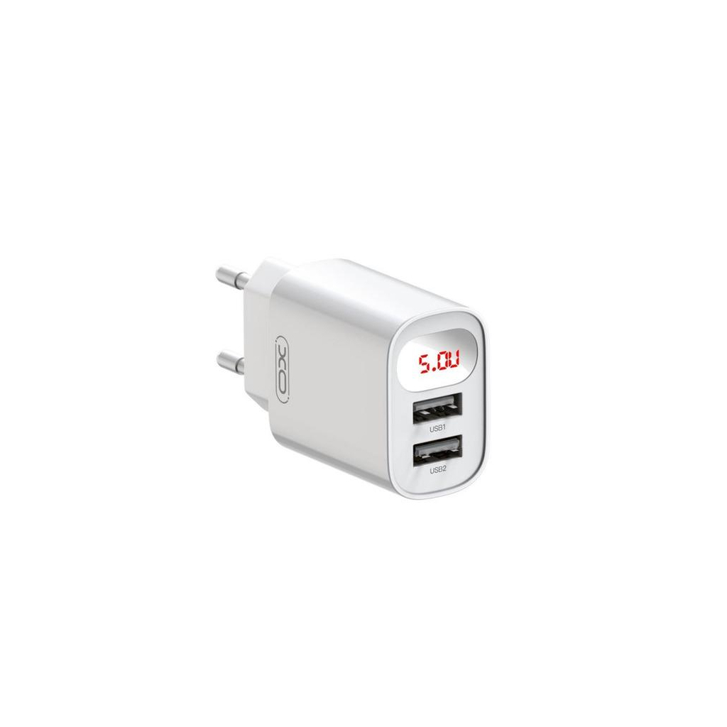 Зарядний пристрій XO L95 (2USB/2.4A) + USB - MicroUSB White (XO-L95-M) - фото 5 Зарядний пристрій XO L95 (2USB/2.4A) + USB - MicroUSB White (XO-L95-M) - фото 5
