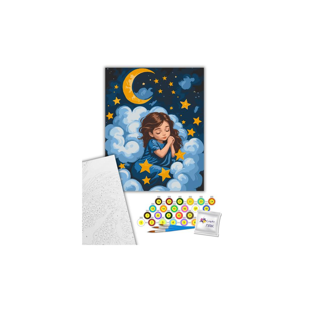 Картина по номерам ArtCraft Спляче янголятко 40х50 см (15589-AC) - фото 1 Картина по номерам ArtCraft Спляче янголятко 40х50 см (15589-AC) - фото 1