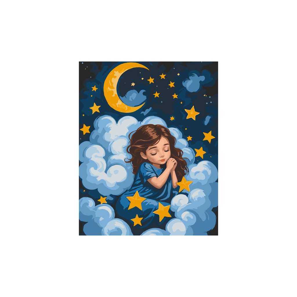 Картина по номерам ArtCraft Спляче янголятко 40х50 см (15589-AC) - фото 2 Картина по номерам ArtCraft Спляче янголятко 40х50 см (15589-AC) - фото 2