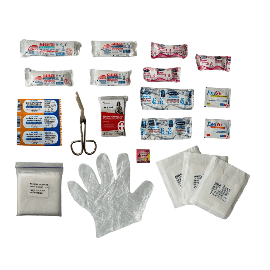 Автомобільна аптечка Poputchik 02-005-П - фото 3 Автомобільна аптечка Poputchik 02-005-П - фото 3