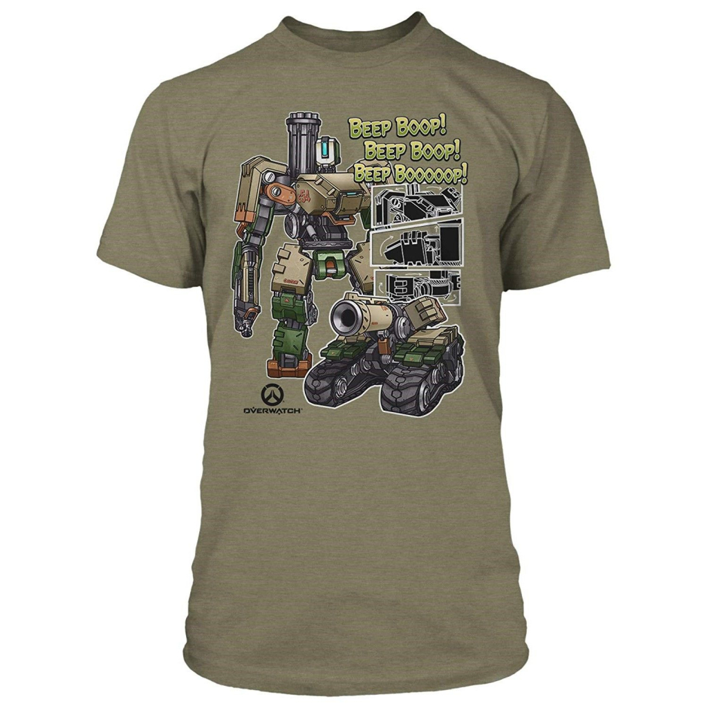 Футболка Jinx Overwatch - Roll Out Premium Tee Olive Heather, L (JINX-8157 OLL) - фото 2 Футболка Jinx Overwatch - Roll Out Premium Tee Olive Heather, L (JINX-8157 OLL) - фото 2