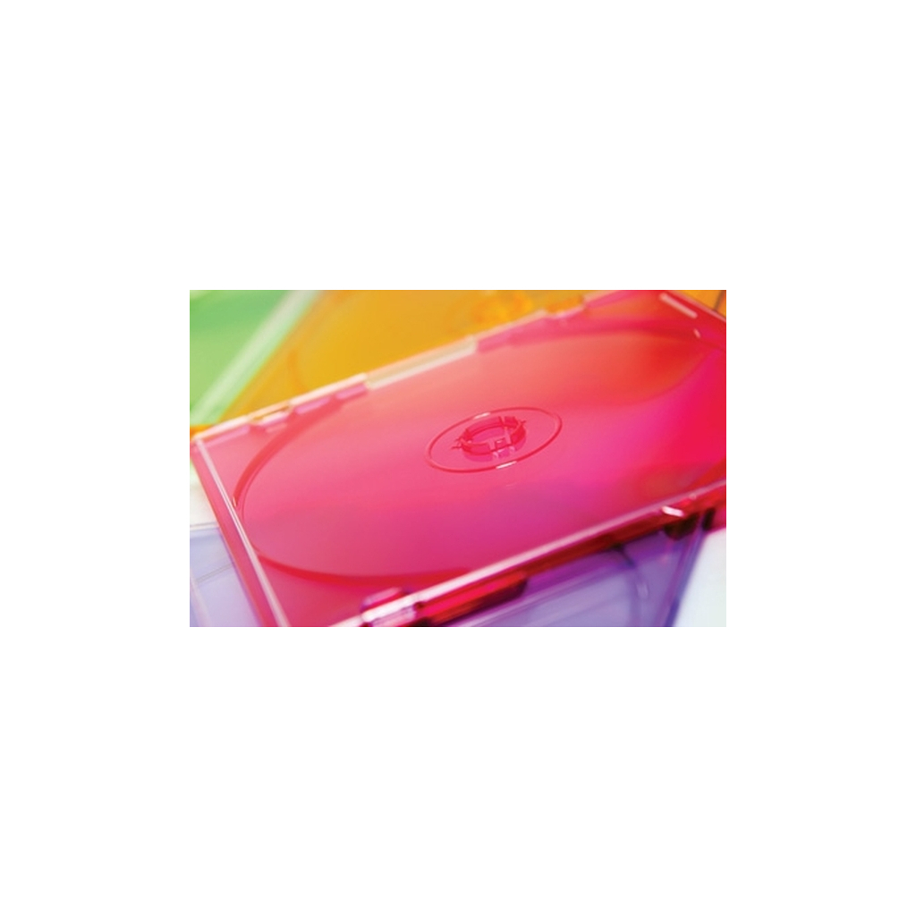 Бокс для диска CD/DVD Slimcase Assorted colours 50шт Verbatim (49973) - фото 4 Бокс для диска CD/DVD Slimcase Assorted colours 50шт Verbatim (49973) - фото 4