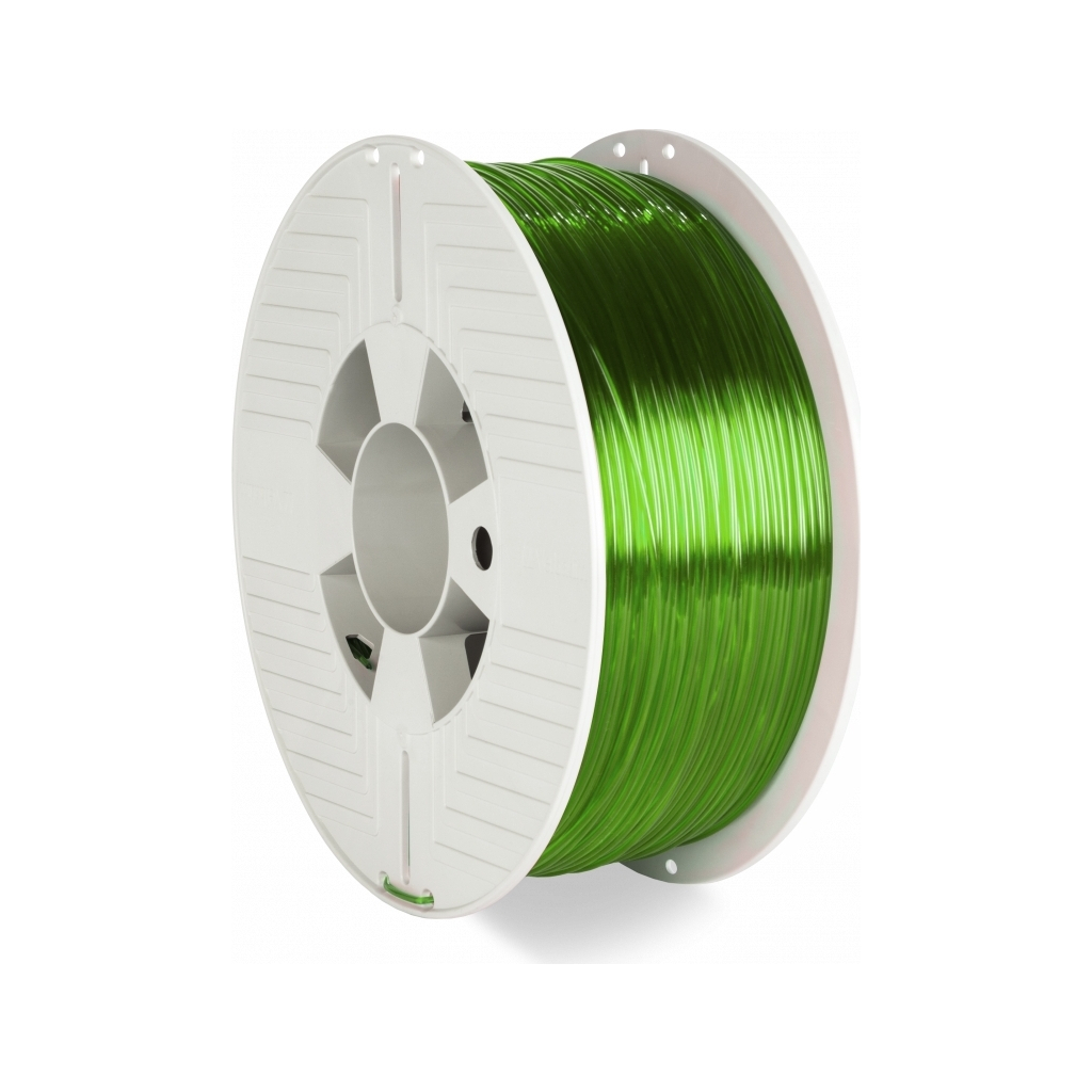 Пластик для 3D-принтера Verbatim PETG, 1.75 мм, 1 кг, Green Transparent (55057) - фото 1