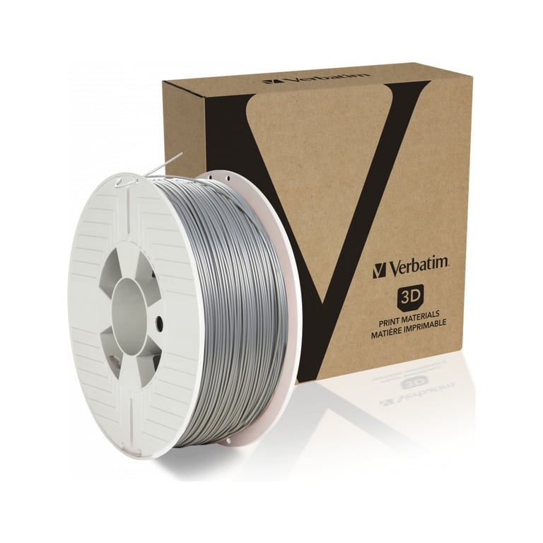 Пластик для 3D-принтера Verbatim PLA, 1.75 мм, 1кг, Grey Aluminium (55319) - фото 2