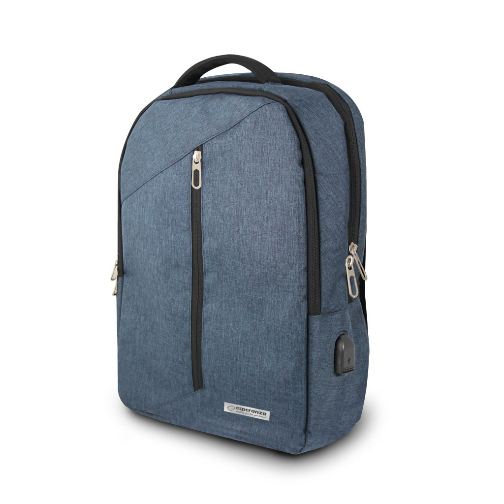 Рюкзак для ноутбука Esperanza 15.6" TARANTO, gray (ET196) - фото 1 Рюкзак для ноутбука Esperanza 15.6" TARANTO, gray (ET196) - фото 1