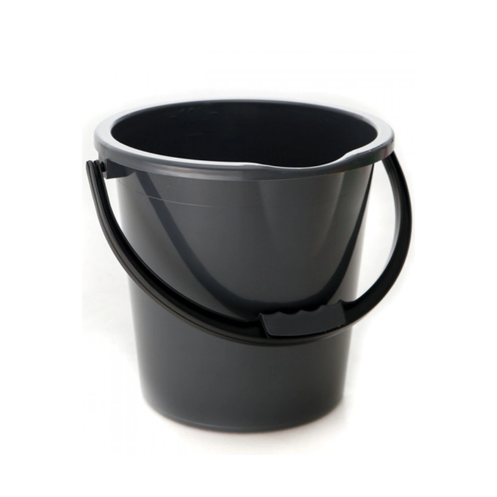 Відро господарське Горизонт Комфорт Сіре 10 л (гор-02040/сірий) - фото 1 Відро господарське Горизонт Комфорт Сіре 10 л (гор-02040/сірий) - фото 1