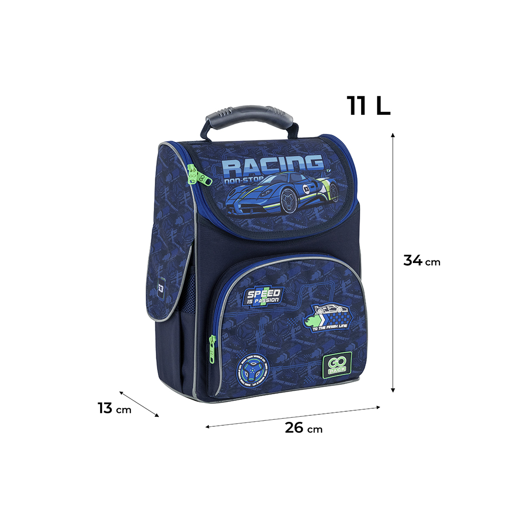 Портфель GoPack Education 5001S-6 Racing (GO25-5001S-6) - фото 2 Портфель GoPack Education 5001S-6 Racing (GO25-5001S-6) - фото 2