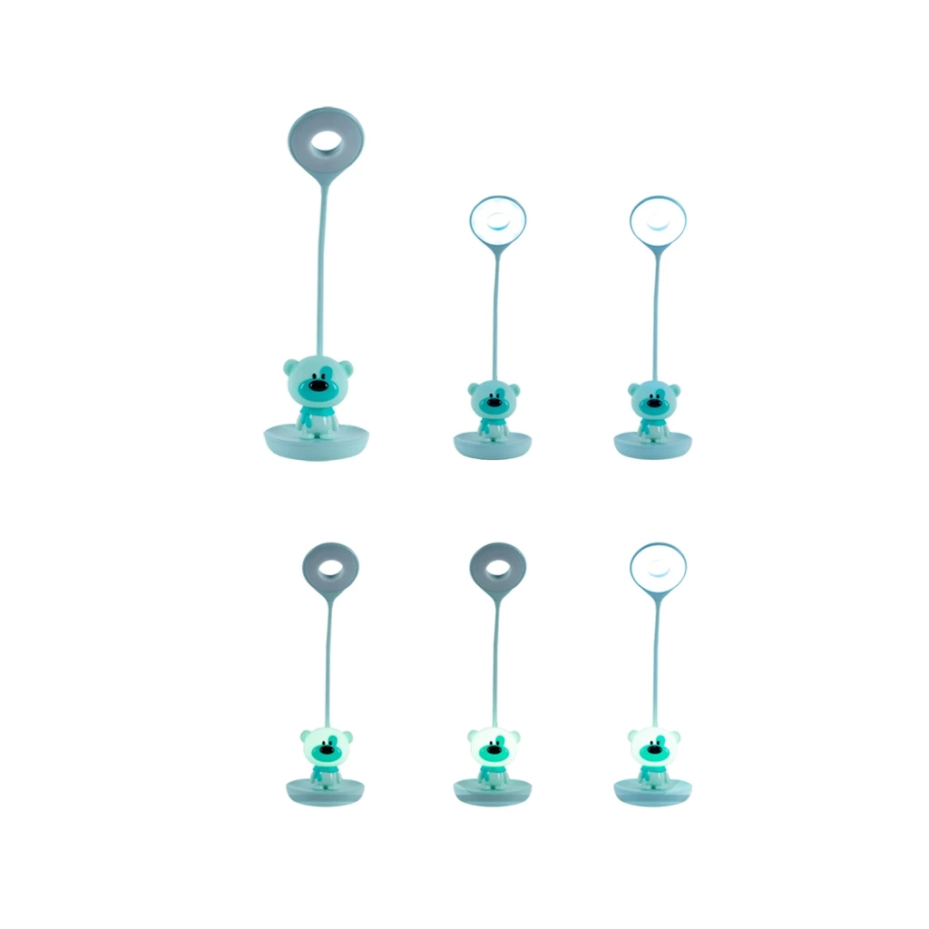 Настільна лампа Kite Bear LED з акумулятором, зелена (K24-492-2-4) - фото 5 Настільна лампа Kite Bear LED з акумулятором, зелена (K24-492-2-4) - фото 5