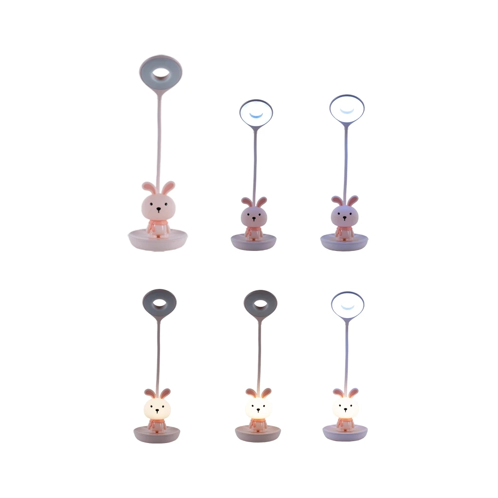 Настільна лампа Kite Bunny LED з акумулятором, рожева (K24-492-1-2) - фото 5 Настільна лампа Kite Bunny LED з акумулятором, рожева (K24-492-1-2) - фото 5