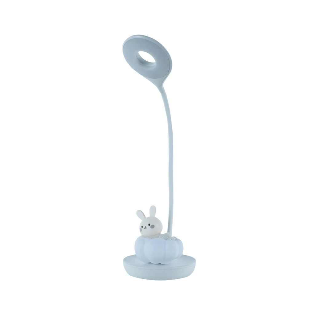 Настільна лампа Kite Cloudy Bunny LED з акумулятором , біла (K24-493-1-1) - фото 2 Настільна лампа Kite Cloudy Bunny LED з акумулятором , біла (K24-493-1-1) - фото 2