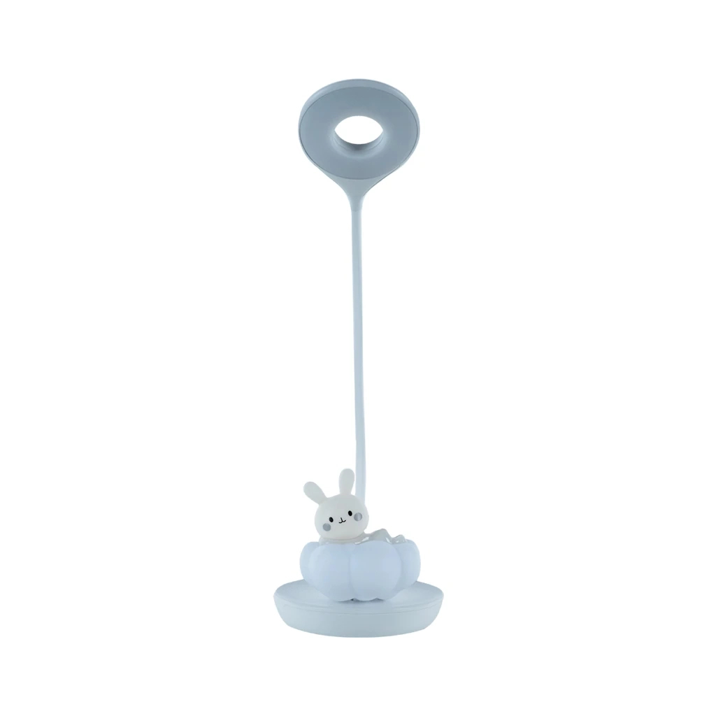Настільна лампа Kite Cloudy Bunny LED з акумулятором , біла (K24-493-1-1) - фото 3 Настільна лампа Kite Cloudy Bunny LED з акумулятором , біла (K24-493-1-1) - фото 3