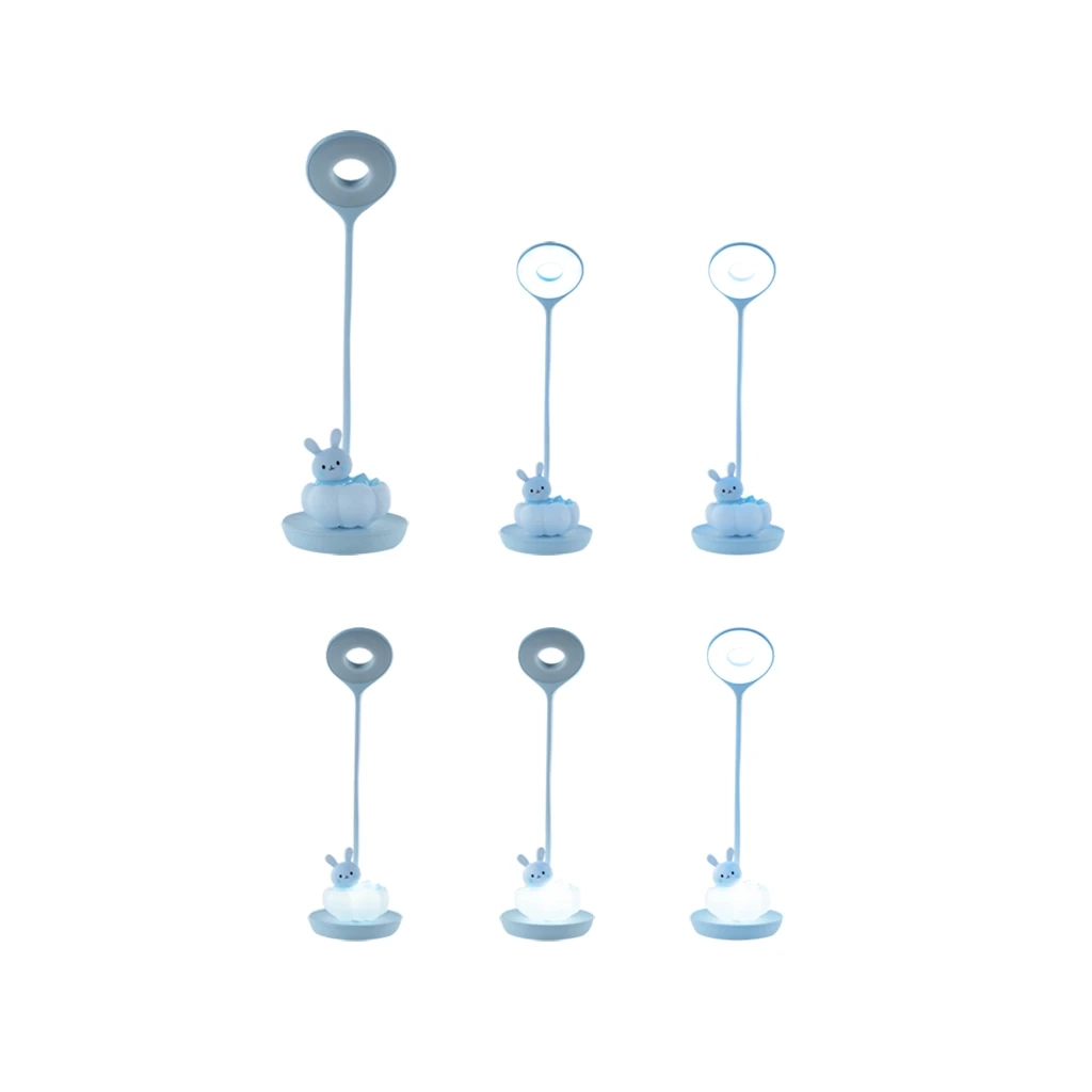 Настільна лампа Kite Cloudy Bunny LED з акумулятором, блакитна (K24-493-1-3) - фото 5 Настільна лампа Kite Cloudy Bunny LED з акумулятором, блакитна (K24-493-1-3) - фото 5