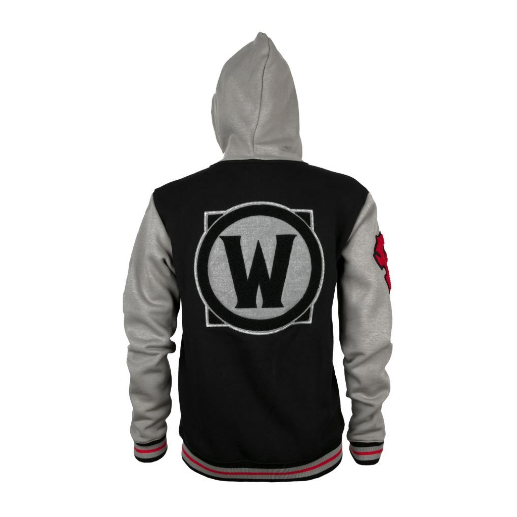 Кофта Jinx World of Warcraft Horde Varsity Hoodie Black/Cool Grey/Red L (JINX-10491 BLL) - фото 2 Кофта Jinx World of Warcraft Horde Varsity Hoodie Black/Cool Grey/Red L (JINX-10491 BLL) - фото 2