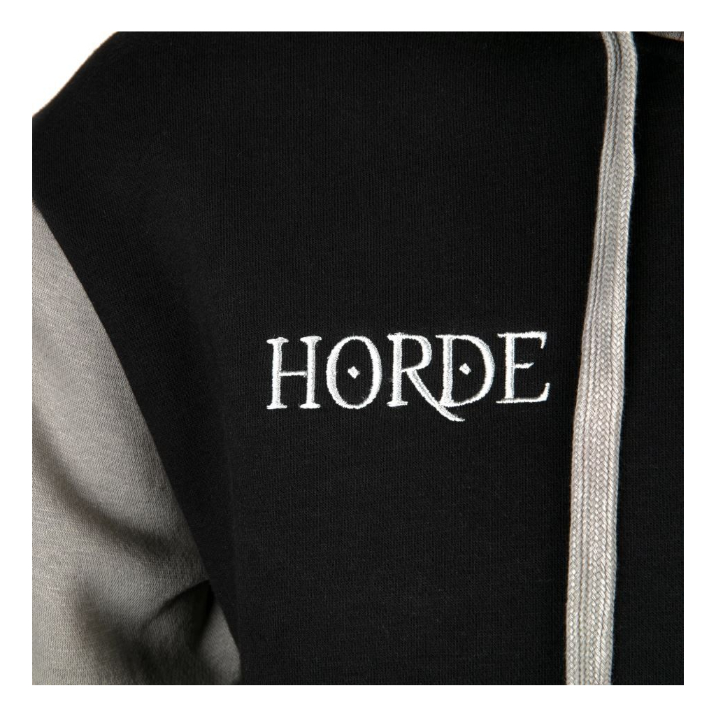 Кофта Jinx World of Warcraft Horde Varsity Hoodie Black/Cool Grey/Red L (JINX-10491 BLL) - фото 4 Кофта Jinx World of Warcraft Horde Varsity Hoodie Black/Cool Grey/Red L (JINX-10491 BLL) - фото 4