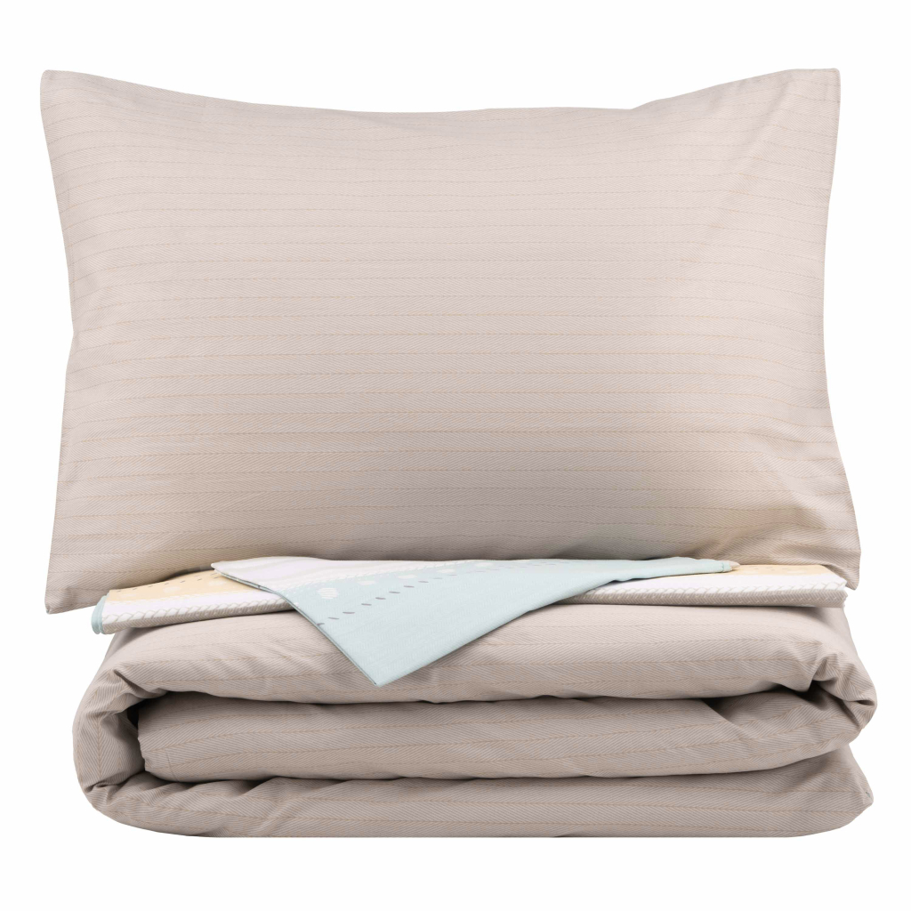 Постільна білизна Ardesto Gloria сатин смужки, коричневий полуториний євро 160х220 (ART1622RB) - фото 2 Постільна білизна Ardesto Gloria сатин смужки, коричневий полуториний євро 160х220 (ART1622RB) - фото 2